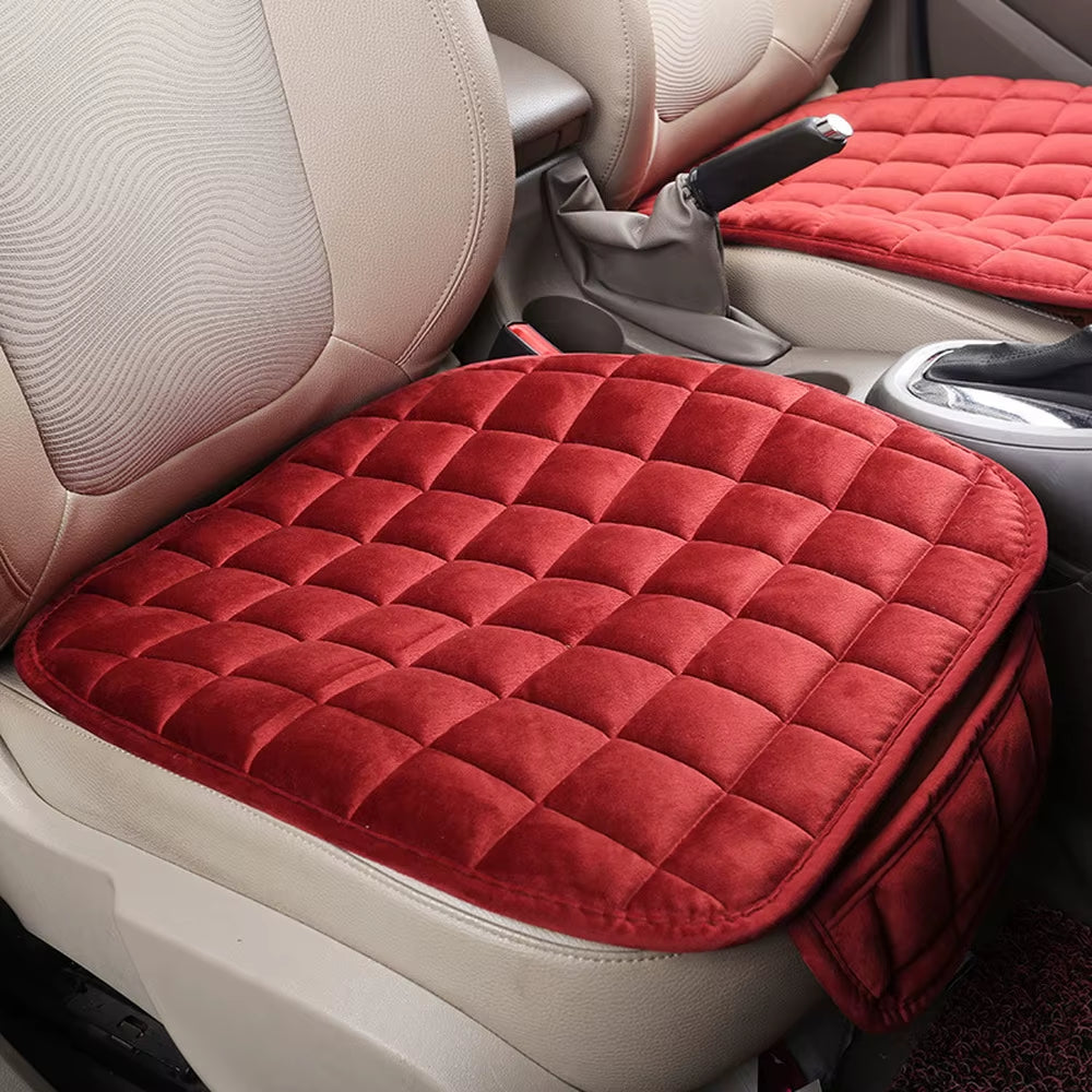 Car Seat Cover Winter Warm Seat Cushion Anti-Slip Universal Front Chair Seat Breathable Pad for Vehicle Auto Car Seat Protector