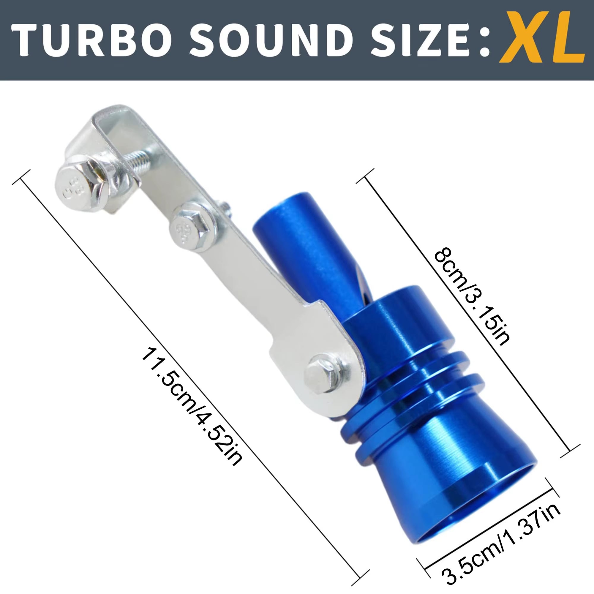 Motorcycle,Truck,Car Turbo Sound Universal Aluminum Car Turbo Whistle Muffler Pipe Whistle Car Roar Maker 4 Sizes
