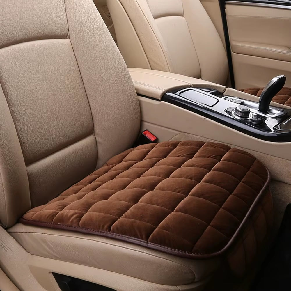 Car Seat Cover Winter Warm Seat Cushion Anti-Slip Universal Front Chair Seat Breathable Pad for Vehicle Auto Car Seat Protector