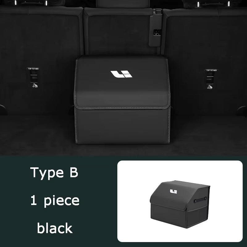 For Li Lixiang L7 L8 L9 2023 2024 Interior Accessories Car Trunk Storage Box Rear Tailbox Cargo Organizer