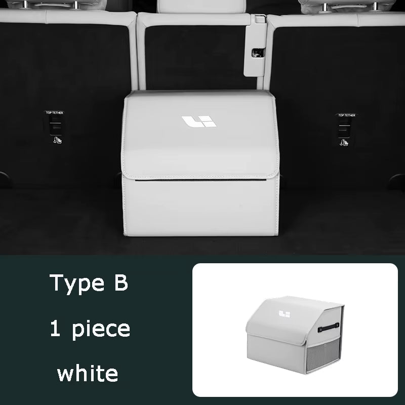 For Li Lixiang L7 L8 L9 2023 2024 Interior Accessories Car Trunk Storage Box Rear Tailbox Cargo Organizer
