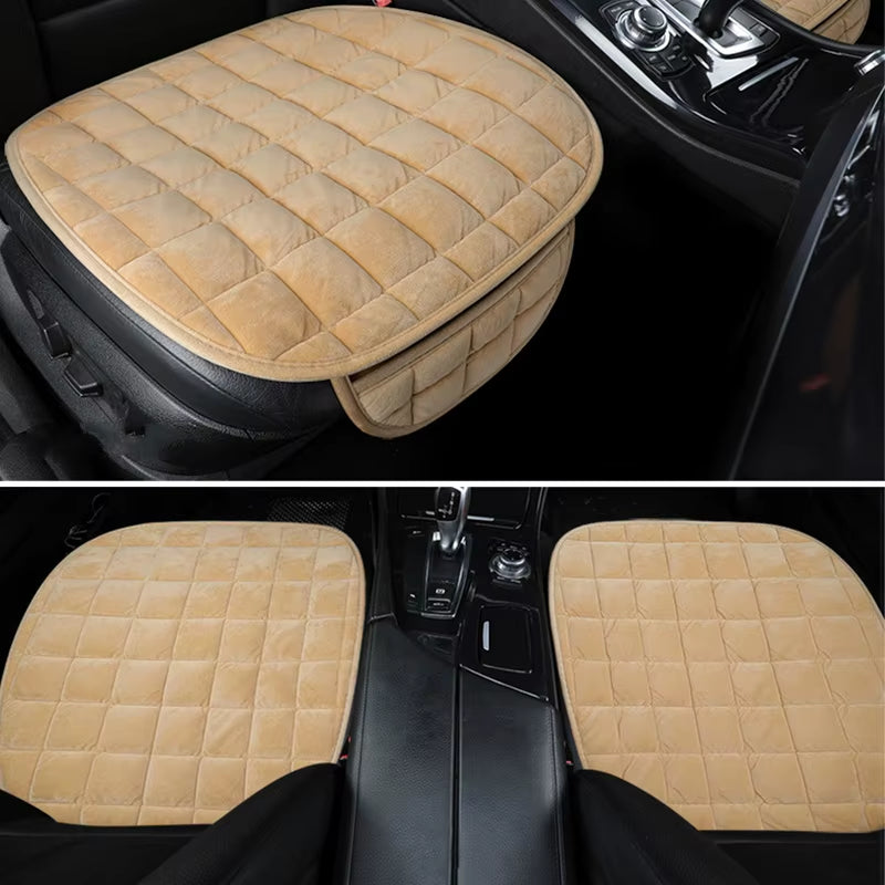 Car Seat Cover Winter Warm Seat Cushion Anti-Slip Universal Front Chair Seat Breathable Pad for Vehicle Auto Car Seat Protector