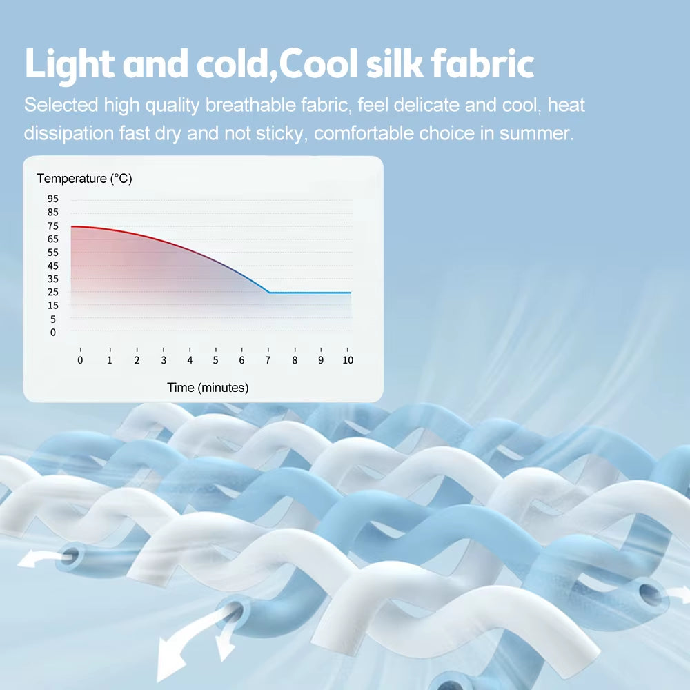 Car Cushion Summer Cool Cushion Ice Silk Seat Cover Car Cushion Seasonal Universal Cool Cushion