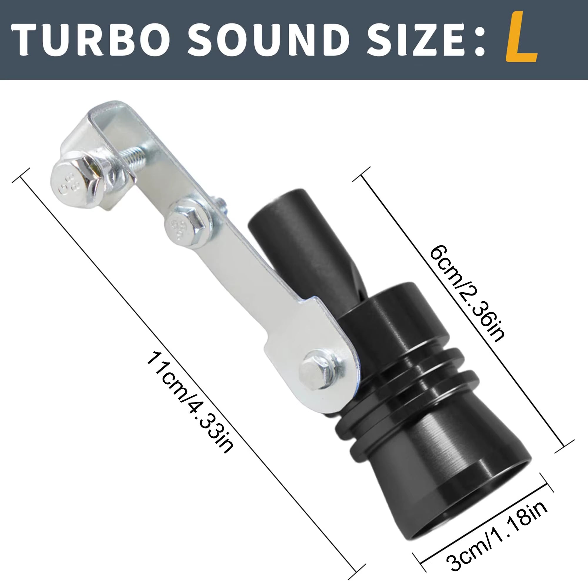 Motorcycle,Truck,Car Turbo Sound Universal Aluminum Car Turbo Whistle Muffler Pipe Whistle Car Roar Maker 4 Sizes