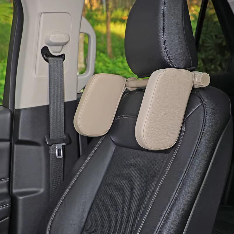 1PC Car Neck Headrest Pillow Cushion Seat Memory Foam Pad Sleep Side Head Telescopic Support on Cervical Spine for Adults Child