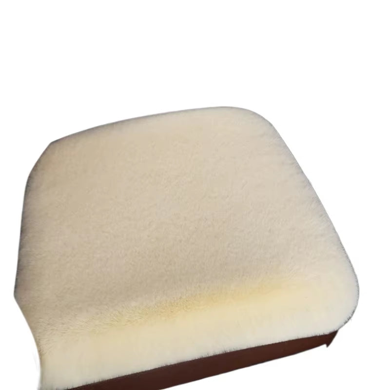 Universal Car Seat Covers Winter Cozy Plush Artificial Rabbit Fur Auto Seat Covers Interior Warm Accessories for Comfort