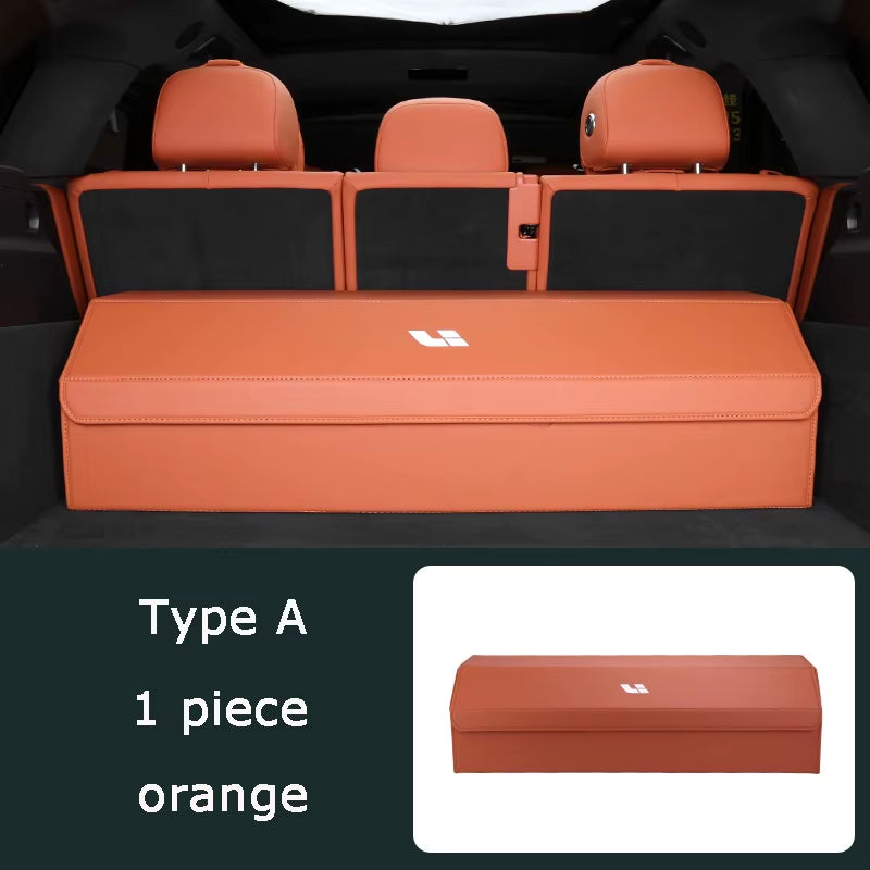 For Li Lixiang L7 L8 L9 2023 2024 Interior Accessories Car Trunk Storage Box Rear Tailbox Cargo Organizer