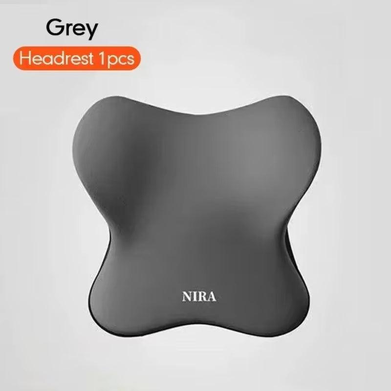 Car Lumbar Back Support Headrest Neck Pillow Memory Foam Lumbar Pillow Soft Neck Pillows Cushion Car Seat Cushion Tools