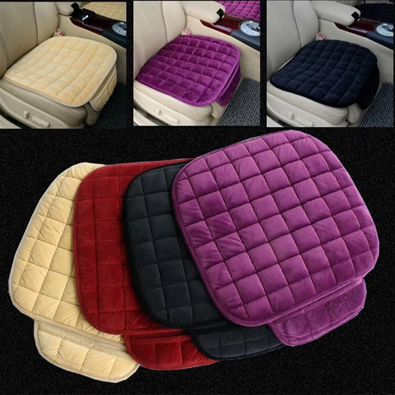 Car Seat Cover Winter Warm Seat Cushion Anti-Slip Universal Front Chair Seat Breathable Pad for Vehicle Auto Car Seat Protector