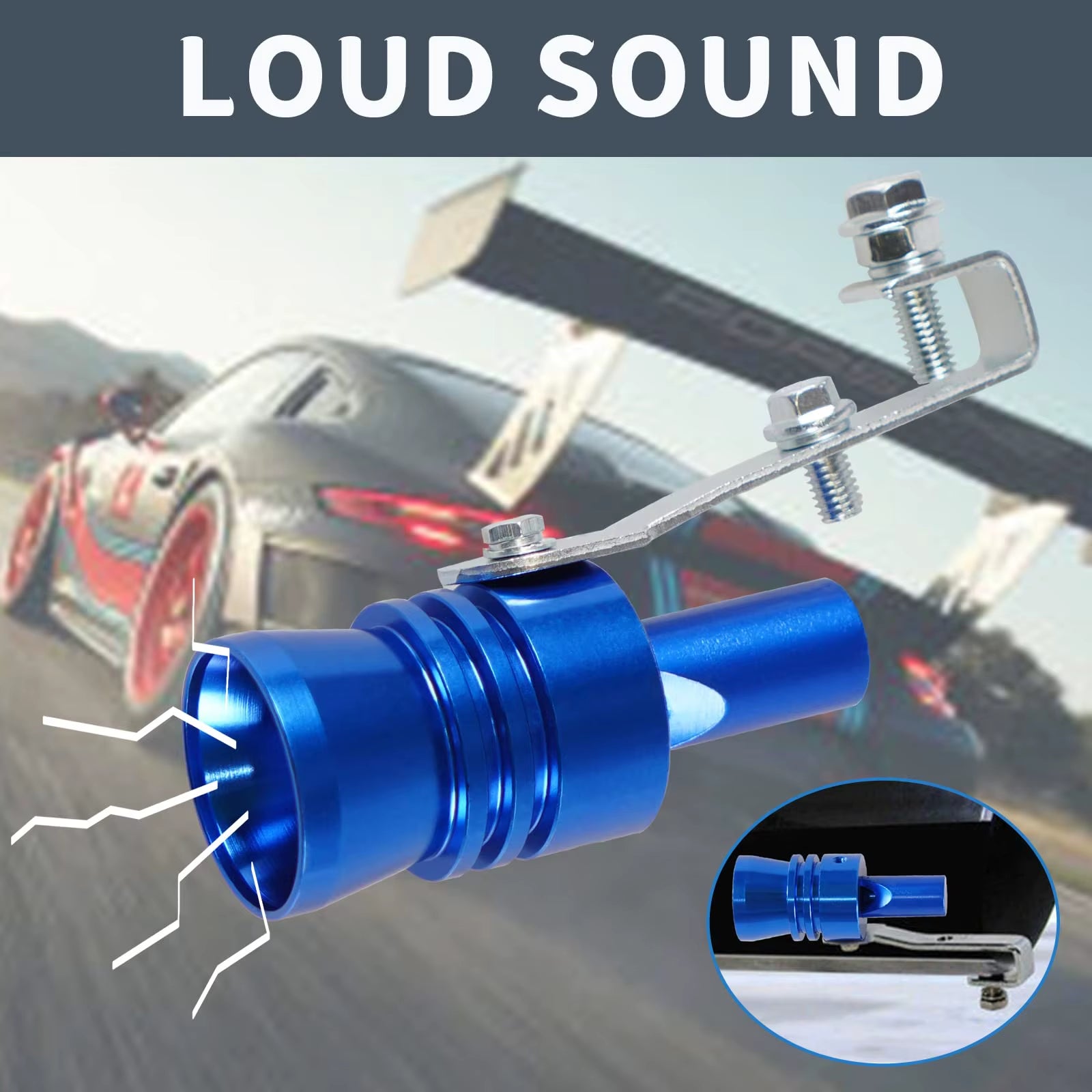 Motorcycle,Truck,Car Turbo Sound Universal Aluminum Car Turbo Whistle Muffler Pipe Whistle Car Roar Maker 4 Sizes