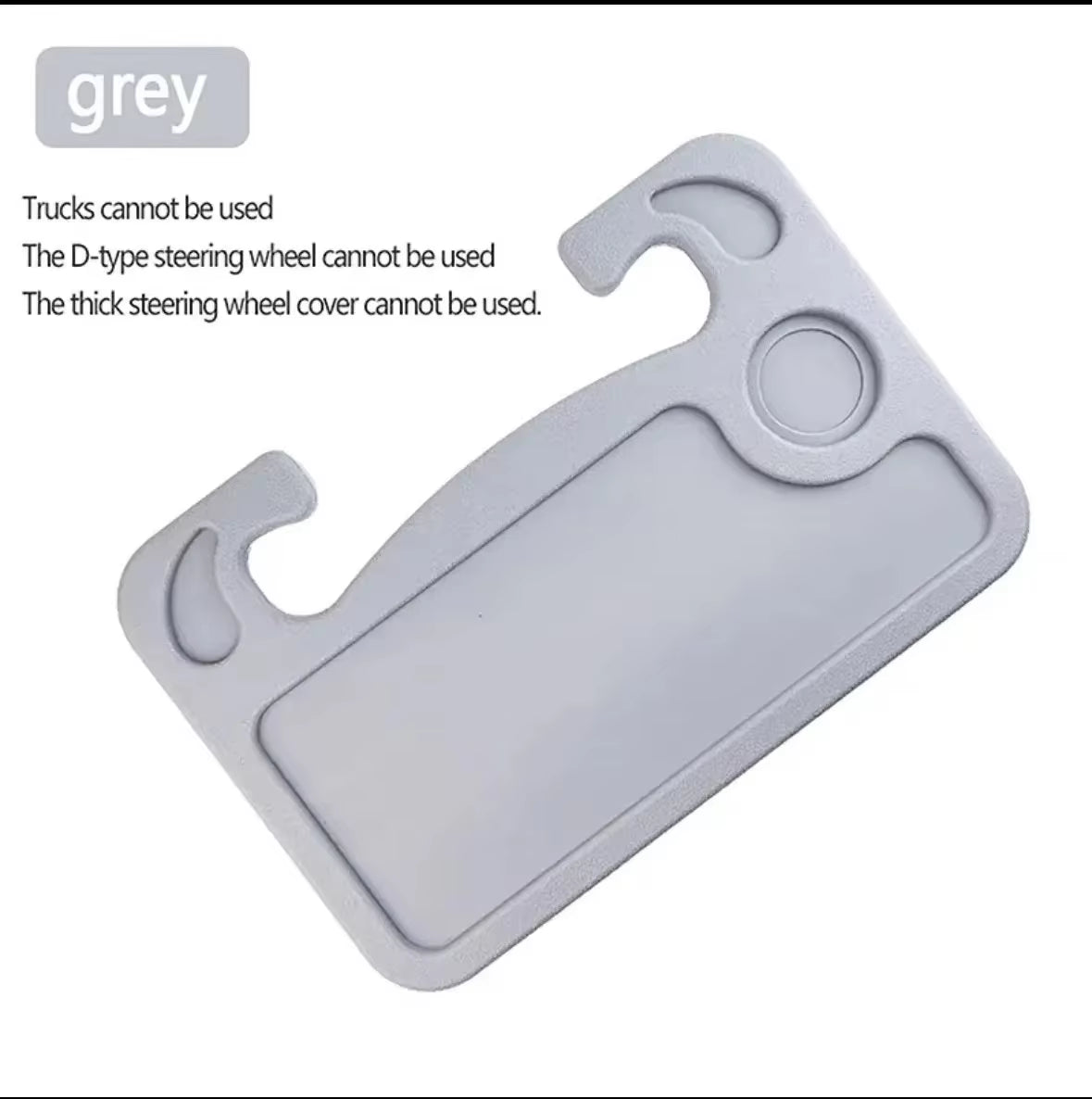 Portable Car Laptop Computer Desk Mount Stand Eat Work Car Steering Wheel Dining Table Bracketdrink Food Coffee Tray Board