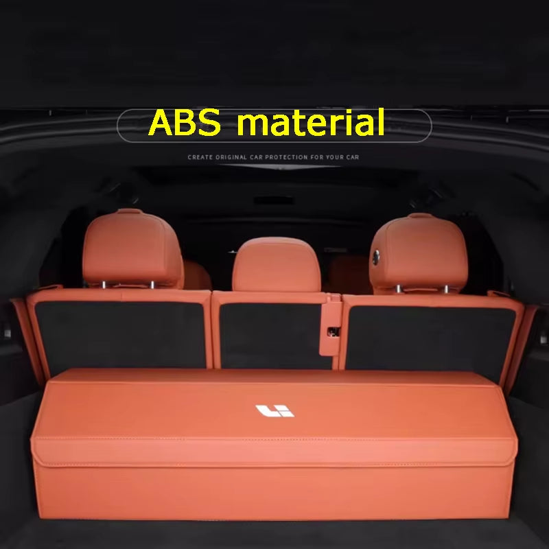 For Li Lixiang L7 L8 L9 2023 2024 Interior Accessories Car Trunk Storage Box Rear Tailbox Cargo Organizer