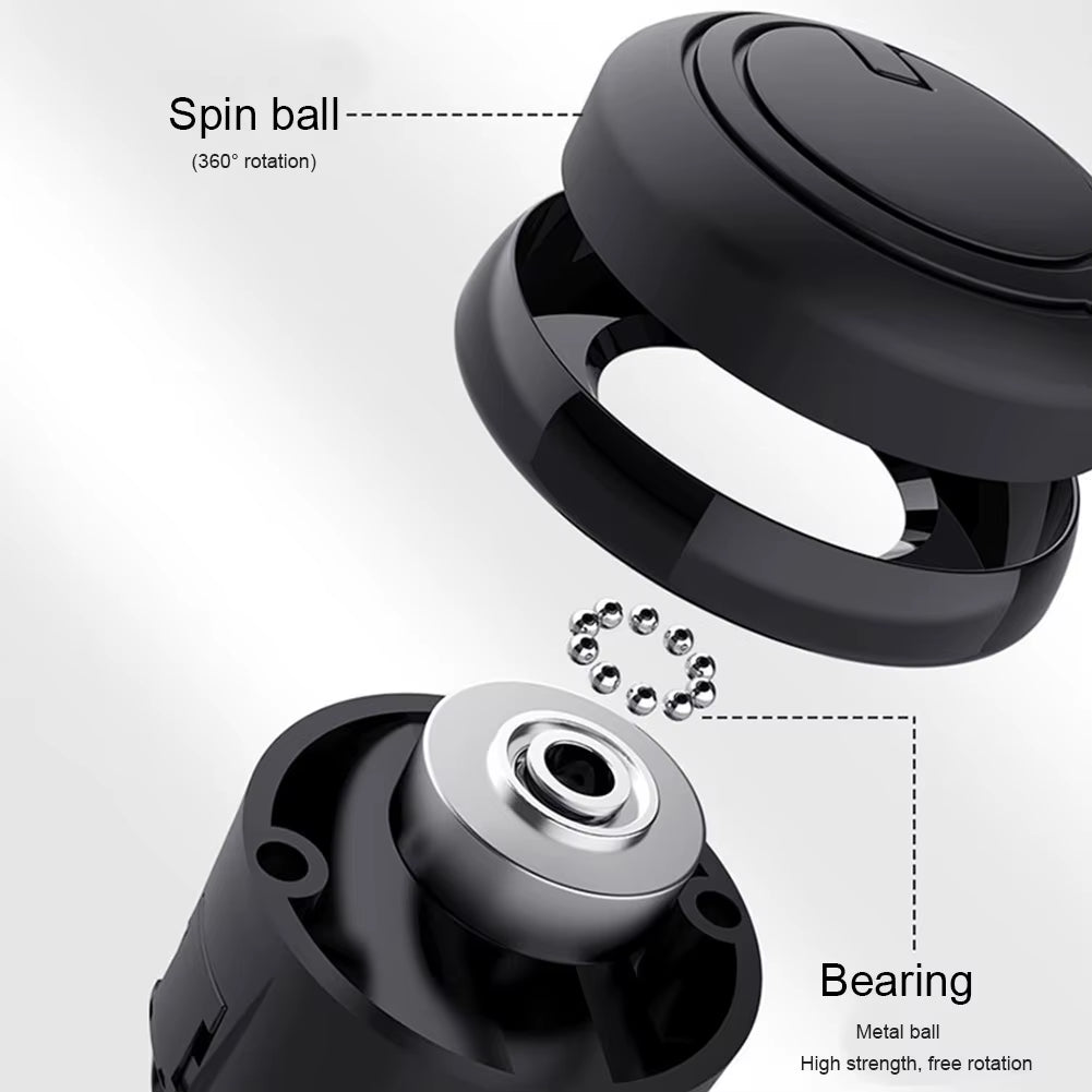 Turning Steering Wheel Booster Spinner Knob 360 Degree Rotation Metal Bearing Power Handle Ball Shaped Suitable for All Cars