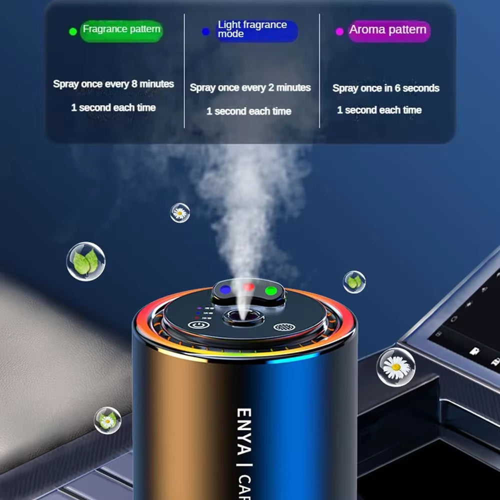 3 Color Car Perfume Air Freshener Essential Oil Fragrance Aroma Diffuser Smell Distributor USB Aromatherapy Scent Air Refresher
