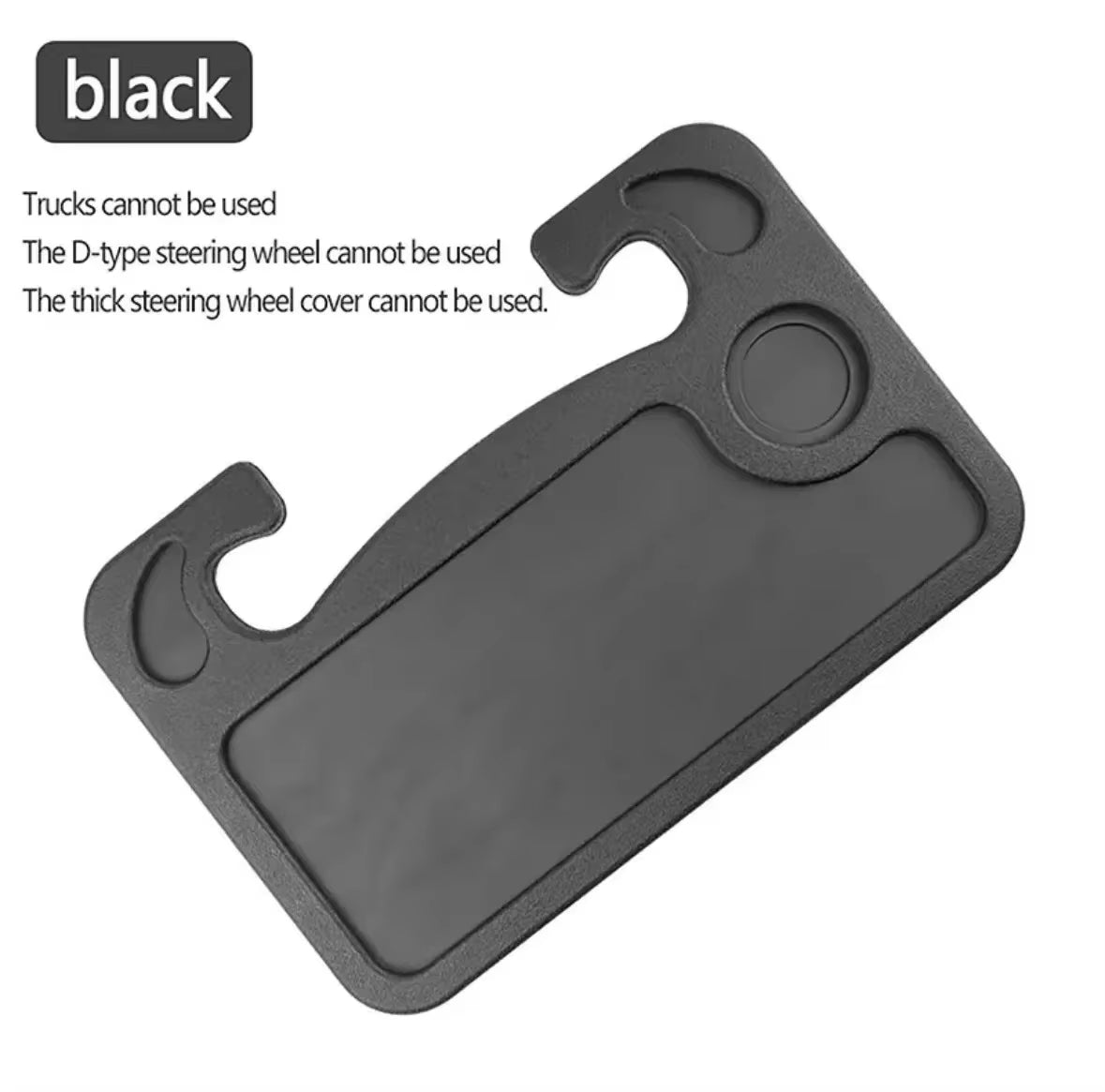 Portable Car Laptop Computer Desk Mount Stand Eat Work Car Steering Wheel Dining Table Bracketdrink Food Coffee Tray Board