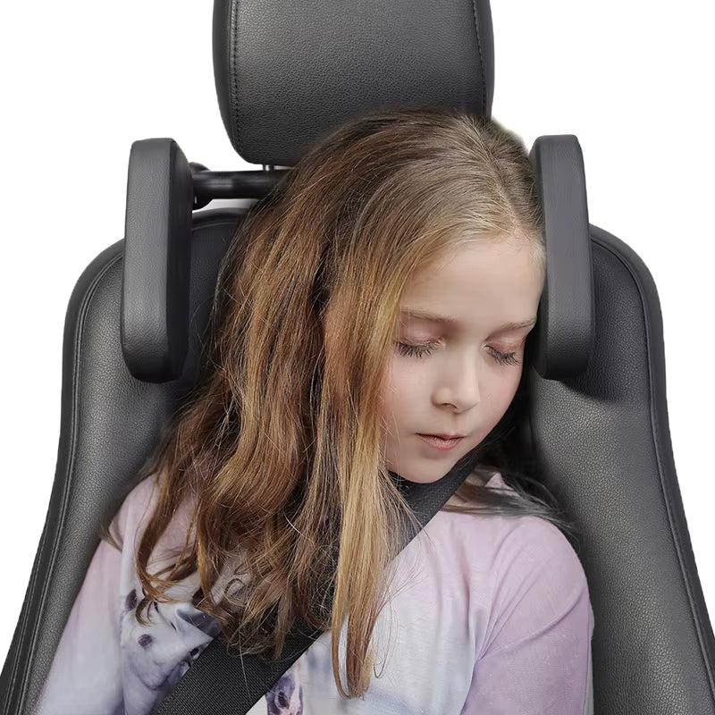 1PC Car Neck Headrest Pillow Cushion Seat Memory Foam Pad Sleep Side Head Telescopic Support on Cervical Spine for Adults Child